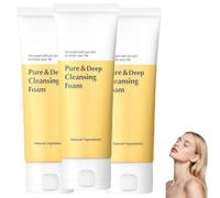 Nettoyant moussant pour le visage, nettoyant hydratant et anti-sébum, adapté aux pores dilatés, aux peaux sensibles, aux voyageurs, aux jeunes et aux étudiants