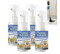 Nettoyant Moussant Pour Salle De Bain, Spray Nettoyant Moussant Multi-Usages Pour Salle De Bain, IdéAl Pour Nettoyer La CéRamique, La Baignoire, Les Toilettes, Le Lavabo Et La Paroi De Douche (4 PCS)