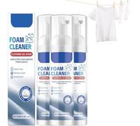 Nettoyant moussant pour taches de graisse sur vêtements, Spray détachant multi-usages pour le linge, Nettoyant moussant sec pour vêtements, Spray nettoyant tout usage sans rinçage, Pour taches récente