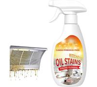 Nettoyant moussant puissant pour la cuisine, nettoyant four ultra-efficace, détachant huileux multi-usages, pour appareils électroménagers, plans de travail et hottes aspirantes