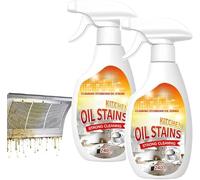 Nettoyant moussant puissant pour la cuisine, nettoyant four ultra-efficace, détachant huileux multi-usages, pour appareils électroménagers, plans de travail et hottes aspirantes