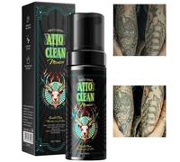 Nettoyant moussant Ta-tto de 100 ml, mousse de nettoyage T-atto pour protection, nettoyant en mousse T-atto, savon pour après-soin, nettoyage de la peau F/mousse, nettoyant pour tatouage