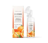 Nettoyant Moussant Visage À La Vitamine C - Nettoyant Doux, Hydratant Et Non Raffermissant, Soin Quotidien For Une Peau Éclatante(1PCS)