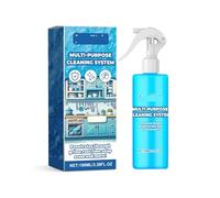 Nettoyant Mousse Anti-graisse For Cuisine, Détachant Doux Multi-usages For Plaques De Cuisson, Plans De Travail, Éviers Et Verre(3PCS)