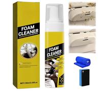 Nettoyant mousse Car Magic, nettoyant intérieur pour voitures, maison et extérieur, kit de nettoyage puissant, mousse multi-usages, laisse les surfaces impeccables et brillantes (1Pièce)