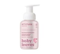 Nettoyant Mousse Cheveux Et Corps Pour Bébé - Attitude - Baby Leaves - Sans Parfum
