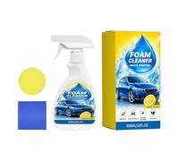 Nettoyant mousse de voiture - 355 ml - fruit - Spray d'entretien de siège de voiture avec serviette - Pas de rinçage nécessaire - Pour rembourrage, tissu, cuir, tapis, camion, remorque
