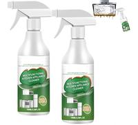 Nettoyant mousse enzymatique multi-usages, puissant détachant pour appareils de cuisine, dégraissant enzymatique naturel pour hotte, four et cuisinière (2 Pièce)