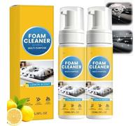 Nettoyant Mousse Enzymatique,Nettoyant Matelas,Powerful Multipurpose Enzyme Foam Cleaner,Heavy-Duty Grease & Stain Remover,Nettoyant Tapis Moquette,Deep Cleaning For Car Interior,Bathroom & Sofa (2PC)