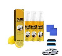Nettoyant mousse magique Easy Glow, nettoyant mousse multi-usages, nettoyant mousse tout usage,nettoyants décontaminants puissants en spray pour cuisine et voiture (3PCS)