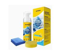 Nettoyant mousse multi-usages 150 ml pour sièges de voiture, tapis et intérieur de maison. Spray mousse avec éponge et serviette.