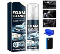 Nettoyant mousse multifonction pour intérieur de voiture, shampoing et polish pour voiture, mastic nettoyant intérieur en profondeur, accessoires de voiture, pour tableau de bord (1Pièce)