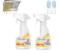 Nettoyant mousse multifonction puissant pour cuisine, spray nettoyant anti-salissures grasses, spray anti-taches d'huile de cuisine, mousse nettoyante multi-usages (2PC)