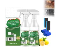 Nettoyant Mousse Multifonctionnel, Éliminateur de Taches et d'Odeurs Puissant, Nettoyant de Cuisine Naturel pour Taches de Graisse Lourdes, Urine d'Animaux, Tapis, Salle de Bain (2 SET)