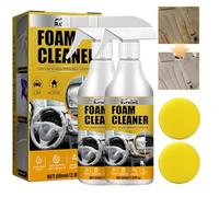 Nettoyant Mousse Multifunctional Foam Cleaner Spray Nettoyant en Mousse Polyvalent Spray Nettoyante mousse Multi-Usages Nettoyante Intérieur de Voiture pour Intérieur de Voiture, Maison, Cuisine