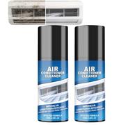 Nettoyant mousse pour climatiseur tout usage, nettoyant mousse pour évaporateur AC robuste sans rinçage, nettoyage désodorisant AC domestique,spray de nettoyage en profondeur pour climatiseur (2pcs)