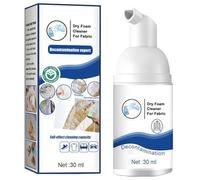 Nettoyant Mousse pour Vêtements,Dry Foam Cleaner Stain Remover,Nettoyante en Mousse Sèche Détachant,Nettoyante Sans Rinçage pour Vêtements,Nettoyants pour Lessive Sans Rinçage,30ml