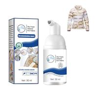 Nettoyant Mousse pour Vêtements,Nettoyant en Mousse Sèche Détachant,Dry Foam Cleaner Stain Remover,Nettoyant Sans Rinçage pour Vêtements,Nettoyants à Mousse pour Lessive sans Rinçage,30ML