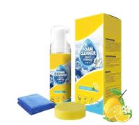 Nettoyant mousse puissant et multi-usages pour l'intérieur de voiture, nettoyant intérieur auto - Nettoyage puissant, spray nettoyant mousse sans rinçage tout usage, détachant moussant riche (1pc)