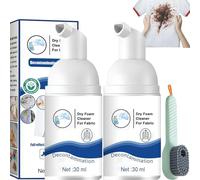 Nettoyant mousse sèche pour vêtements - Spray nettoyant instantané pour tissus et manteaux en duvet (2 pièces)
