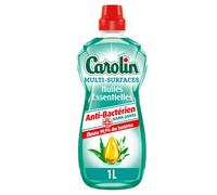 Carolin Nettoyant Multi-Surfaces Huiles Essentielles Anti-Bactérien sans Javel Eucalyptus et Arbre à Thé 1 L