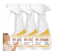 Nettoyant multi-surfaces et nettoyant de cuisine en spray, dégraissant moussant puissant, détachant huileux, dégraissant concentré pour la cuisine en spray, dégra/issant tout usage (3PCS)