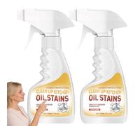 Nettoyant multi-surfaces et nettoyant de cuisine en spray, dégraissant moussant puissant, détachant huileux, dégraissant concentré pour la cuisine en spray, dégra/issant tout usage (2PCS)