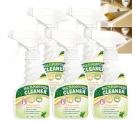 Nettoyant multi-usages pour éliminer la graisse, les plaques de cuisson et les surfaces de cuisine, spray nettoyant pour l'acier inoxydable, dégraissant puissant pour l'entretien des surfaces. (5PCS)