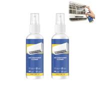 Nettoyant multi-usages pour serpentins de climatiseur, spray nettoyant sans rinçage pour climatiseur, désodorisant doux pour conduits d'aération, spray nettoy/ant pour climat/iseur. (2PCS)