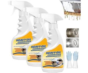 Nettoyant multi-usages résistant à la crasse, nouvelle tache d'huile 2026, cuisine de 500 ml/16,9 floz, spray dégraissant for hotte, four, casseroles et armoires(3 Pcs)