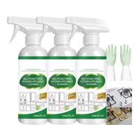 Nettoyant Multifonction Pour Appareils De Cuisine,2026 Spray Dégraissant Puissant,Nettoyant Naturel Pour La Cuisine - Action Rapide Et Nettoyage En Profondeur,Pour Cuisinières Et Placards,120 ml (3)