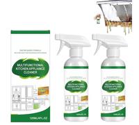 Nettoyant multifonctionnel pour appareils de cuisine 120 ml, nettoyant pour four Pro Foam, dégraissant multi-usages ultra-puissant, pour four, cuisinière et hotte (2pcs)