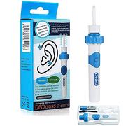 Nettoyant Oreille, Electrique Q Grips Nettoyant Oreilles, Nettoyeur Oreilles, Kit d'enlèvement de cire d'oreille, Q Grips avec 2 Embouts de Remplacement Lavables pour Tous les Familles
