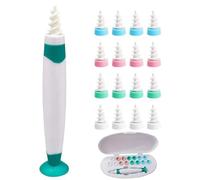 Nettoyant Oreille, Spiral Ear Cleaner, Avec Ventouse Cire D'oreille Remover, Ear Cleaning Kit Avec 16 Embouts De Remplacement