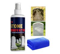 Nettoyant Pierre Tombale, Brillance Restauration Protectrice, Nettoyant Monuments Funéraires, Pour les Familles, les Passionnés d'Histoire, le Cimetière, le Jardin et la Terrasse
