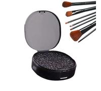 Nettoyant Pinceaux Maquillage,Méthode à Sec Rapide et avec Éponge,Éponge de Nettoyage pour Brosses de Maquillage | Pour Filles Femmes Débutants Maison Voyage Passionnés De