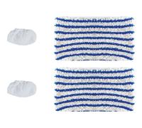 Kit POLTI 2 serpillères + 2 bonnettes