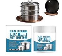 Nettoyant pour acier inoxydable pour appareils ménagers - 260 g - Nettoyant pour de cuisson - Dégraissant pour cuisine - Pâte de polissage haute performance pour cuisinière, four, barbecue