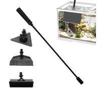 Nettoyant pour aquarium - Avec manche long - Pour poissons de combat, tortues, crevettes, étangs, terrarium, eau douce, eau de mer, maison