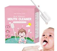Nettoyant pour bébé | 30 pièces de gaze écrémée pour nettoyer la langue | Brosse à dents flexible portable et nettoyage des gencives pour le soin de la langue, de la bouche et des dents de bébé |