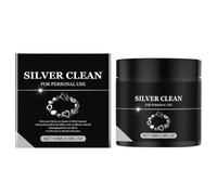 Nettoyant pour bijoux en argent, solution de nettoyage de bijoux, solution de nettoyage de bagues, rapide et facile à utiliser, sûr et doux, 5,4 x 5,5 cm pour boucles d'oreilles, colliers, bracelets