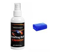 Nettoyant pour boules de bowling de qualité professionnelle,nettoyant pour boules de bowling,polissoir en spray,dissolvant d'huile et d'éraflures portable,kit de polissage en microfibre (1PCS)