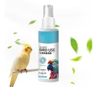 Nettoyant pour cage à oiseaux - 100 ml - Contrôle des odeurs puissant et sûr - Éliminateur d'odeurs de cage à déjections canines pour volière, jouets pour oiseaux, perchoirs, cages