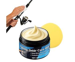 Nettoyant pour canne à pêche - 50 g - Moyen pour réduire la friction et le | Crème d'entretien pour canne à pêche pour prévenir la rouille et prolonger la durée de vie de votre