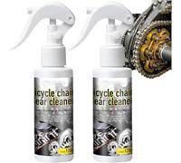 Nettoyant pour chaîne de vélo en profondeur et antirouille, spray nettoyant et dégraissant pour chaîne de vélo, kit d'entretien pour vélos, sans danger pour toutes les surfaces