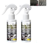 Nettoyant pour chaîne de vélo, nettoyage en profondeur et résistant à la rouille, spray nettoyant pour chaîne dégraissant pour vélo, sans danger sur toutes les surfaces et tous les types de vélos (1)