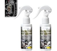 Nettoyant pour chaînes de vélo à action profonde et antirouille, dégraissant pour chaînes de vélo, lubrifiant pour chaînes, sans danger pour toutes les surfaces et adapté à tous les types de vélos (1)