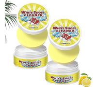 Nettoyant pour chaussures blanches, crème nettoyante et détachante multifonction, nettoyant pour chaussures blanches sans rinçage, kit de nettoyage pour chaussures blanches (2PCS)