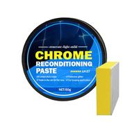 Nettoyant pour chrome, crème de protection pour restauration du chrome, antirouille, polissage sans danger pour la peinture, traitement du chrome universel avec application