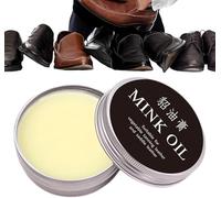 Nettoyant pour cuir, après-shampoing pour cuir | Huile de vison | Savon de selle, baume naturel recolorant crème de soin pour bottes, sacs, sièges de voiture, bottes (1, 30)
